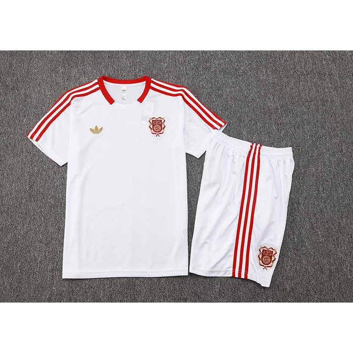 Chandal del Bayern Munich 125 Aniversario Manga Corta 25-26 Blanco - Pantalon Corto